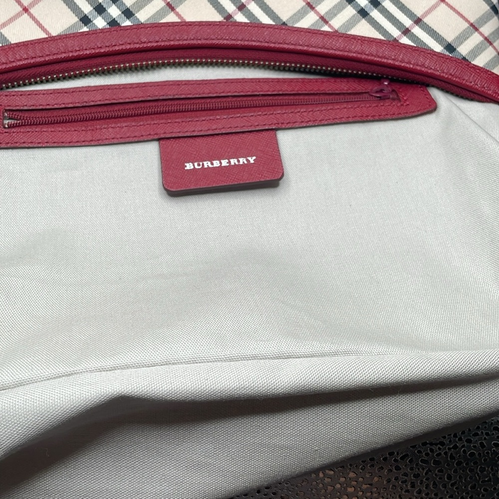 BURBERRY Nova Check Shoulder Bag Purse - Picture 14 of 16